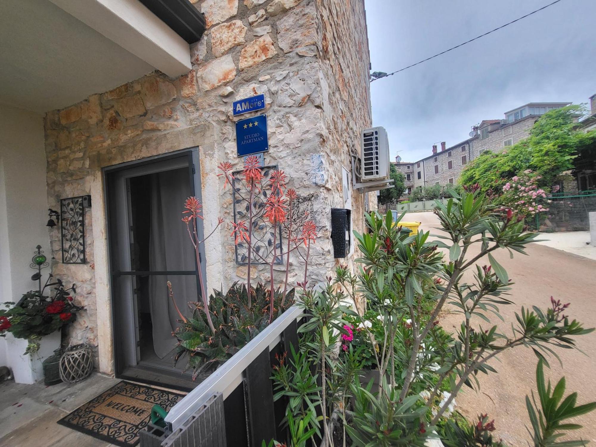 Villa Amore Radini Istrian Romantic Studio With Private Parking And Terrace Brtonigla Extérieur photo